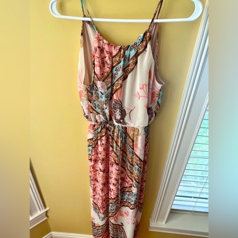 Summer Sleeveless Floral Maxi Dress size Small